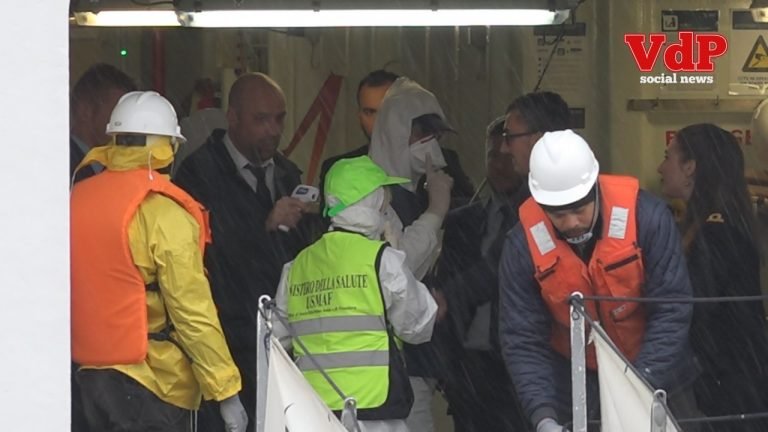 MSC OPERA: Paura reciproca, misurata la temperatura agli operatori saliti a bordo. Nessuna criticità sulla nave.