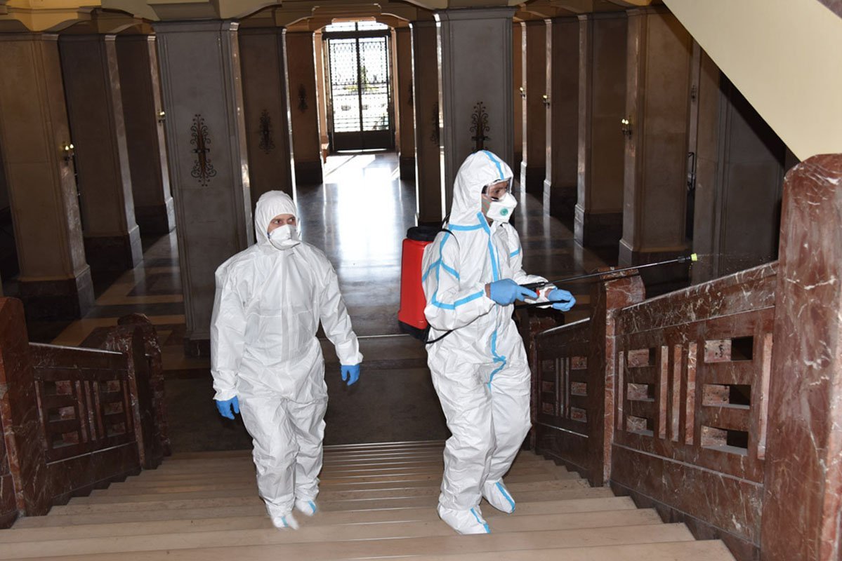 L'Esercito igienizza Palazzo Zanca ed altri palazzi istituzionali in Sicilia 1 LESERCITO IGENIZZA IL MUNICIPIO DI MESSINA 9