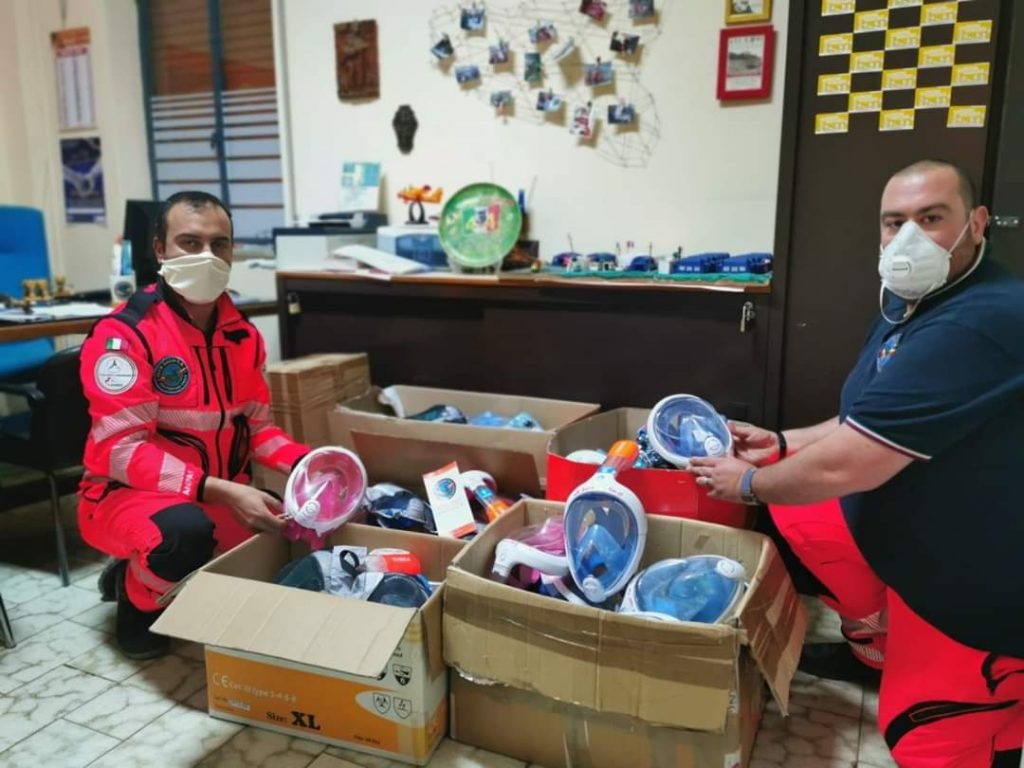 Le maschere Decathlon e la solidarietà dei messinesi nel periodo dell’emergenza 2 Foto Mascherejpg