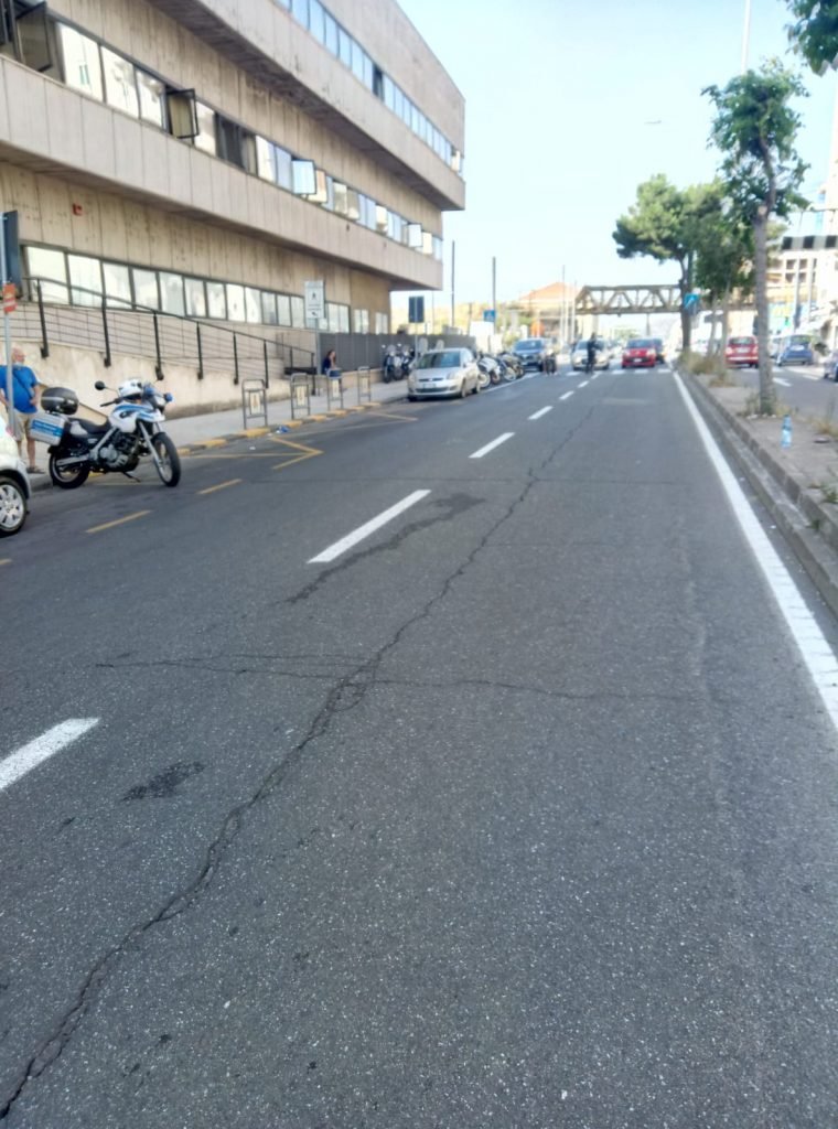 incidente 95enne in via la farina