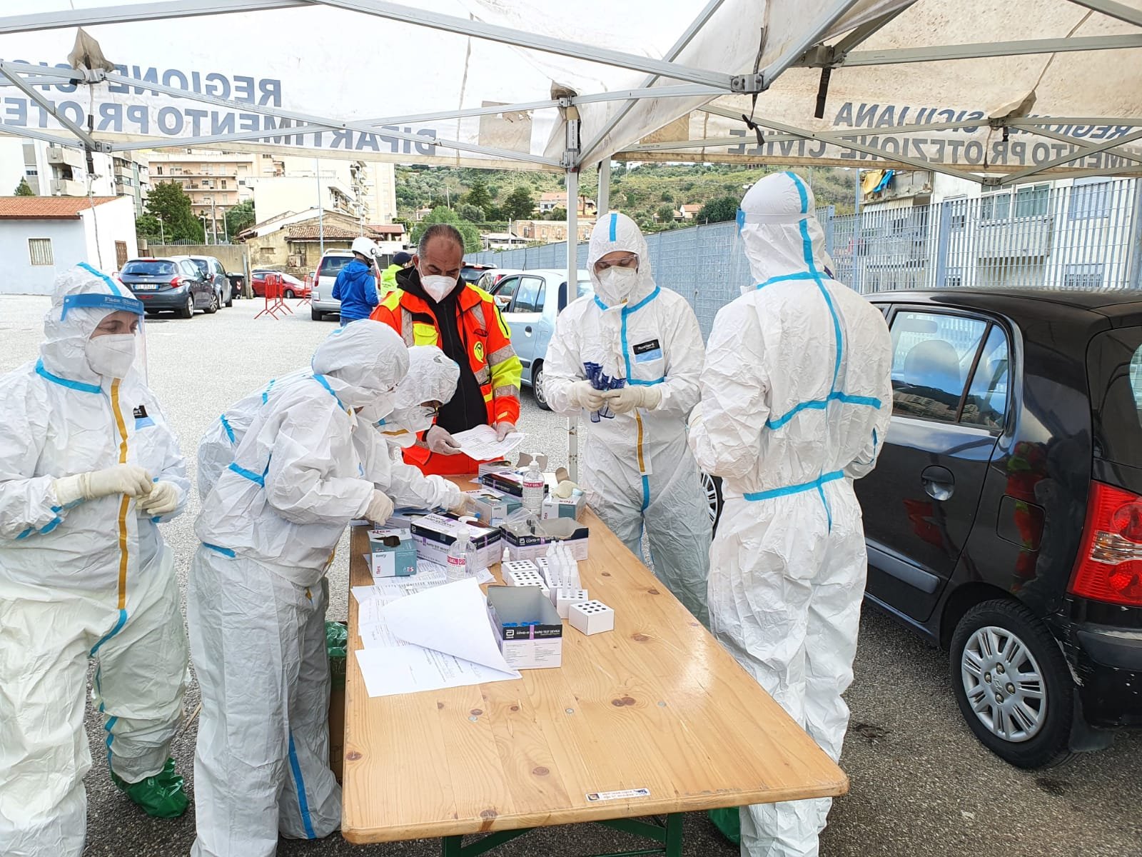 Covid: Razza, "crescono contagi, raddoppia numero drive-in. Asintomatici per la gran parte" 1 screening drive in4