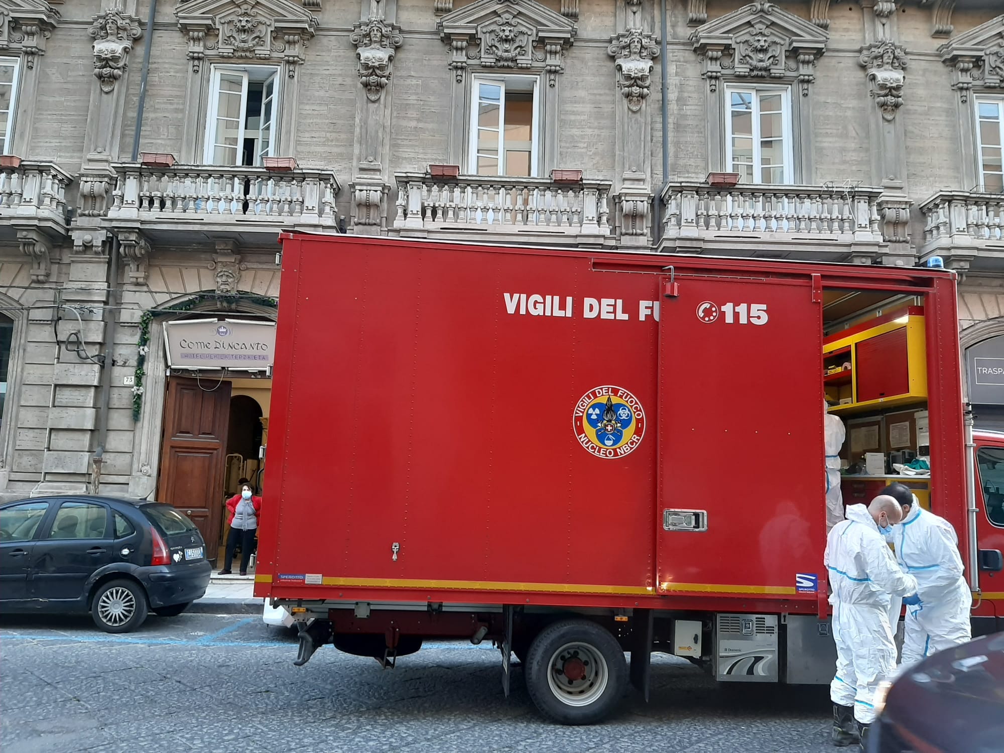 VIDEO - Vigili del fuoco e 118 ieri a "Come d'incanto", ma è intervento non Covid 1 WhatsApp Image 2021 04 25 at 19.56.42 1