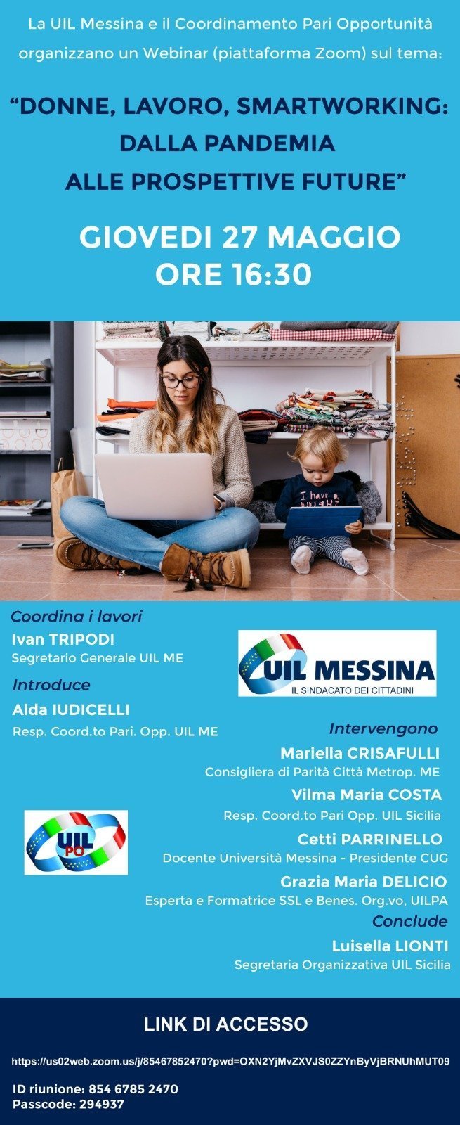 Locandina Webinar UIL Messina 27.5.2021