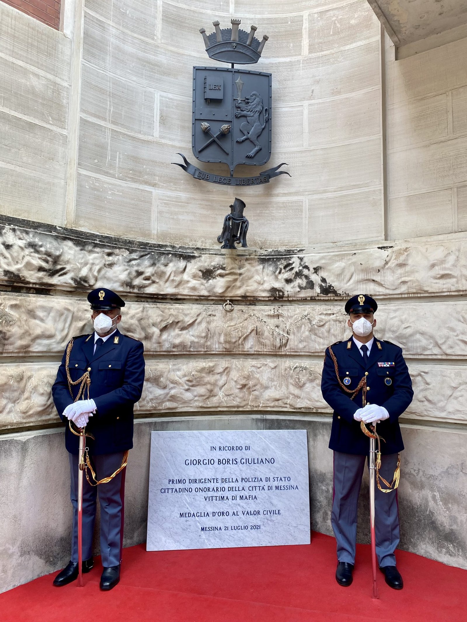 La Questura di Messina ricorda il Primo Dirigente della Polizia di Stato Giorgio Boris Giuliano. 2 1 scaled