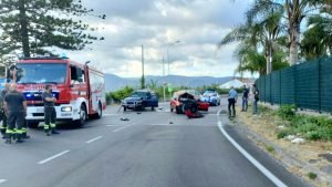 Scontro frontale a Granatari. Due feriti in codice rosso 9 IMG 20210703 WA0003