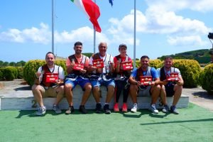 La squadra del TAV Castanea che ha vinto lo Scudetto