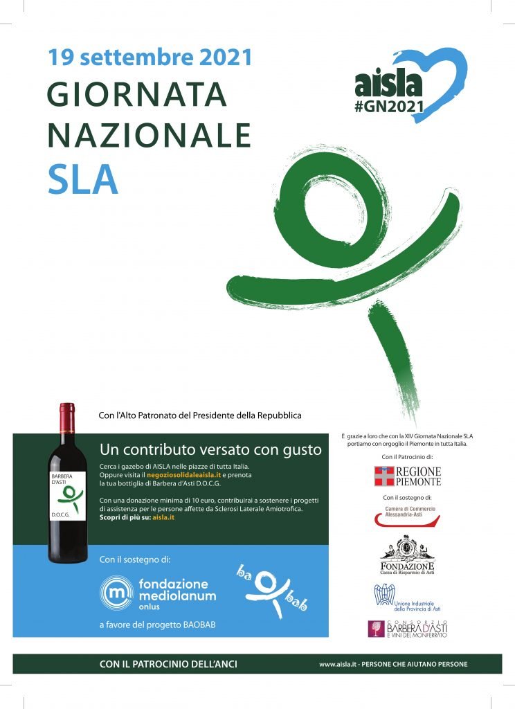 IL 18 E 19 SETTEMBRE AISLA CELEBRA IN SICILIA LA GIORNATA NAZIONALE SLA 3 Locandina AISLA GN21