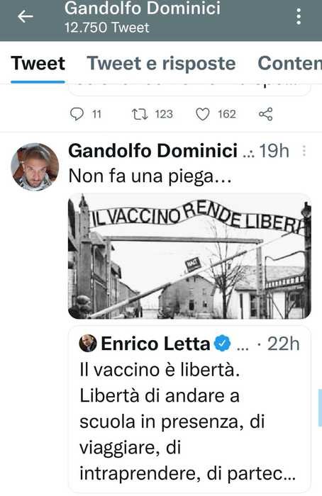 Docente "No vax" paragona il vaccino ad Auschwitz, scoppia la polemica 2 f75f0ba587bbda25f9c71a11cf26708a