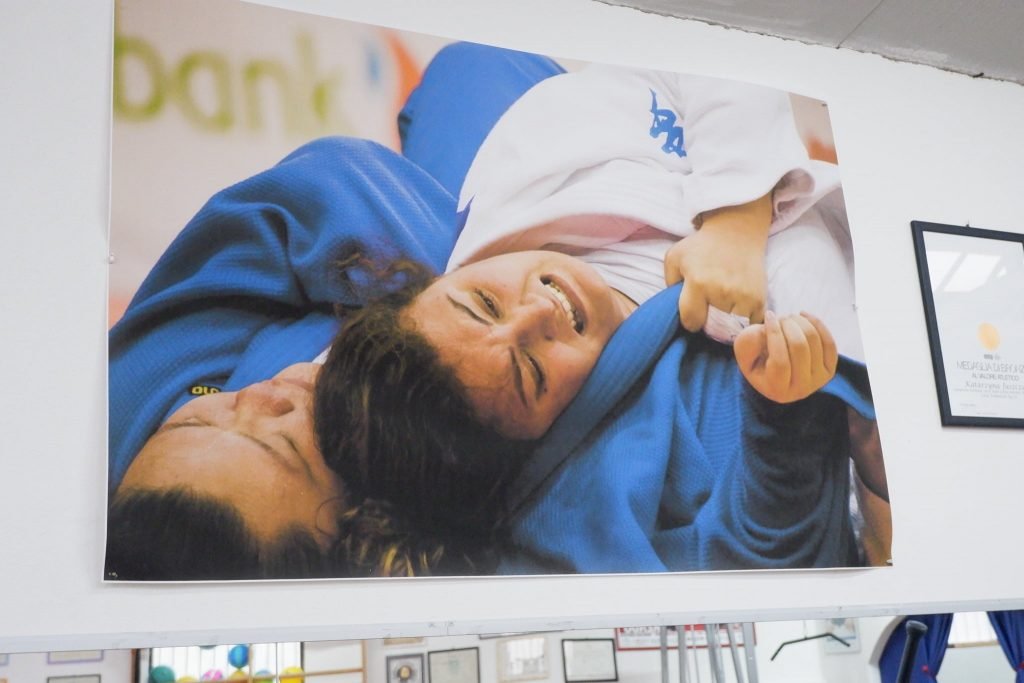 L’AICS SICILIA CELEBRA LA CAMPIONESSA DI JUDO CAROLINA COSTA 2 Una bella immagine di Carolina Costa durante un combattimento