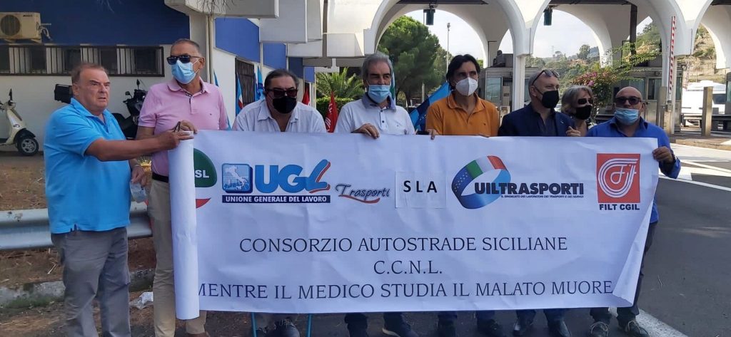 Autostrade Siciliane: sindacati "Oggi adesione totale allo sciopero dei lavoratori" 2 WhatsApp Image 2021 10 01 at 10.50.43