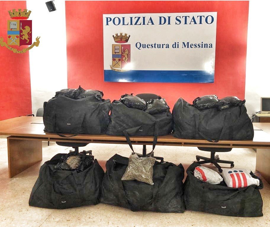 La Polizia di Stato arresta trafficanti di droga messinesi con 100 chili di marijuana 1 marijuana