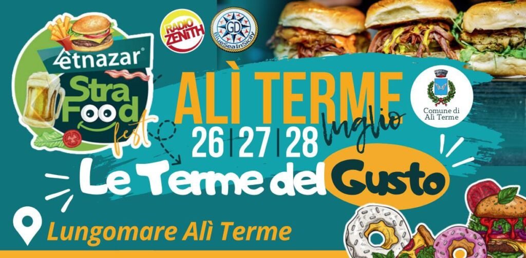 Alì Terme (ME), da venerdì 26 a domenica 28 luglio in programma le Terme del Gusto 2 1000113585