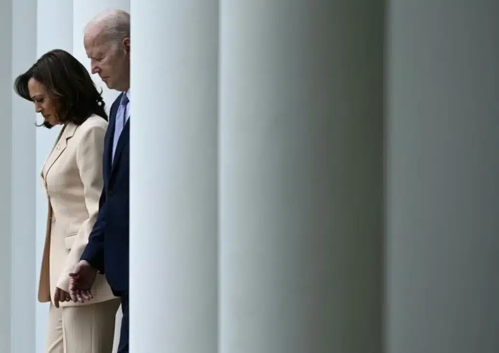 Biden, messaggio agli Usa: "Meritavo rielezione, mi ritiro per difendere democrazia" 2 harris biden