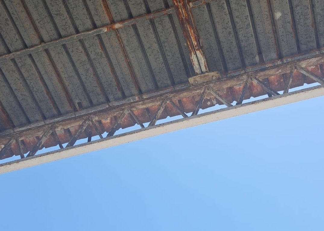 tettoia parcheggio morandi