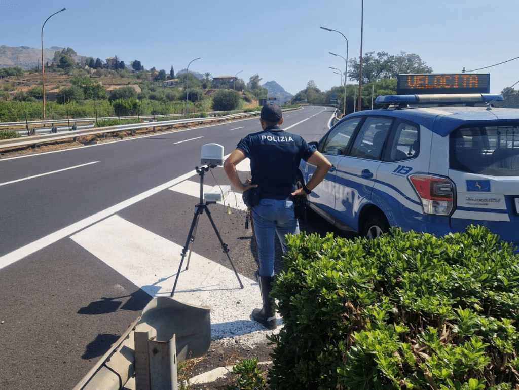 LA POLIZIA STRADALE CONTRO GLI ECCESSI DI VELOCITA’ - LA MAPPA DEI CONTROLLI 2 polizia controlli