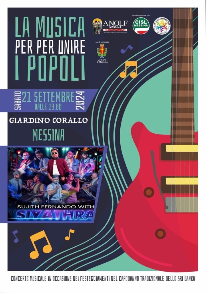 Domani sera al Giardino Corallo “La Musica Per Unire i Popoli”, un concerto per concludere i festeggiamenti del Capodanno Srilankese 2 Concerto Capodanno Srilankese