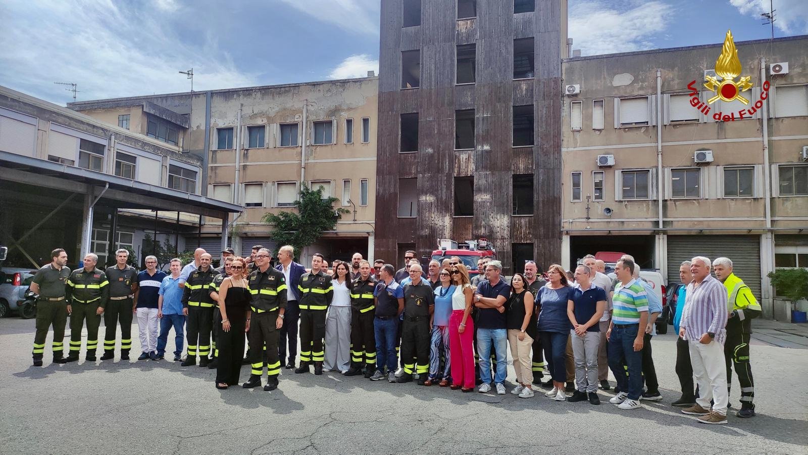 Il comandante dei Vigili del Fuoco di Messina illustra il report delle attività svolte. 4 WhatsApp Image 2024 09 25 at 14.26.071