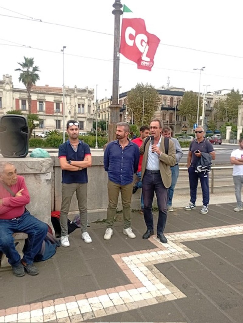 PD MESSINA - HYERACE E RUSSO ALLA MANIFESTAZIONE CONTRO IL DDL SICUREZZA 18 hierace russo