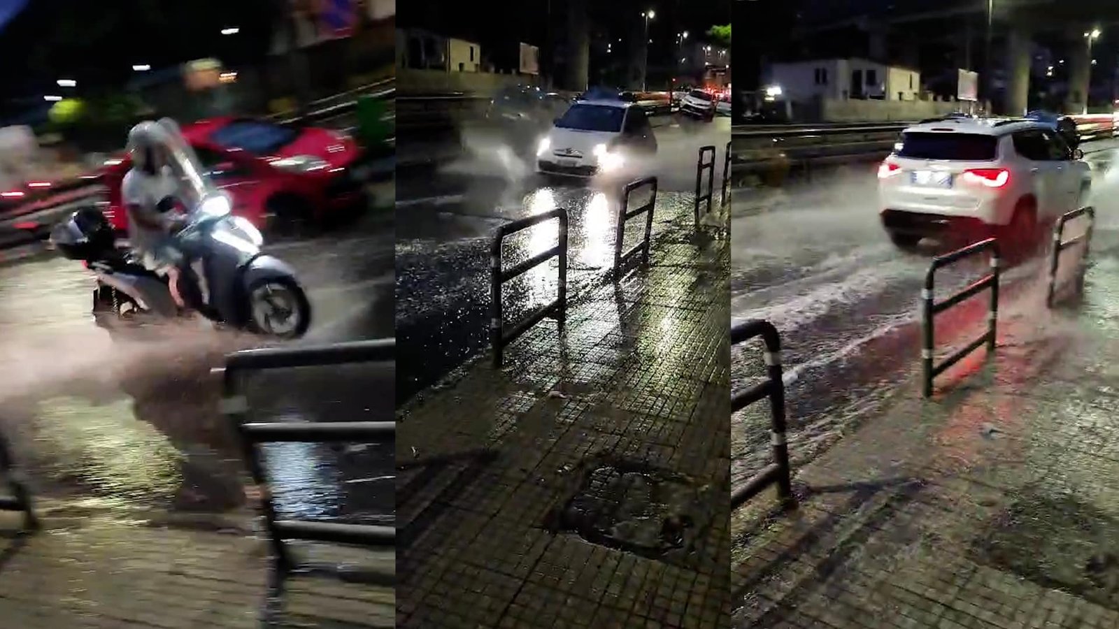 via comunale camaro allagata