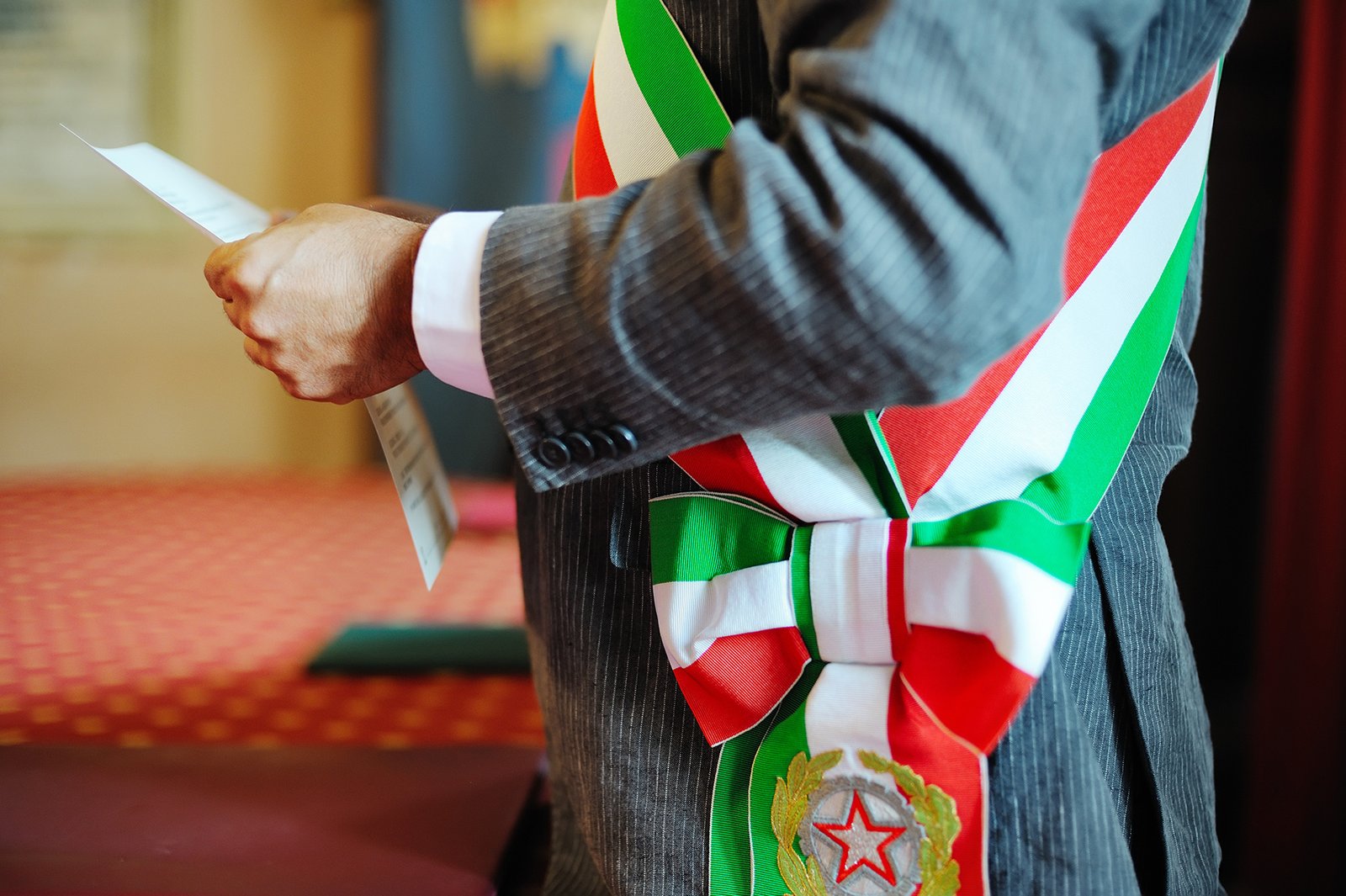 Sindaco fascia tricolore