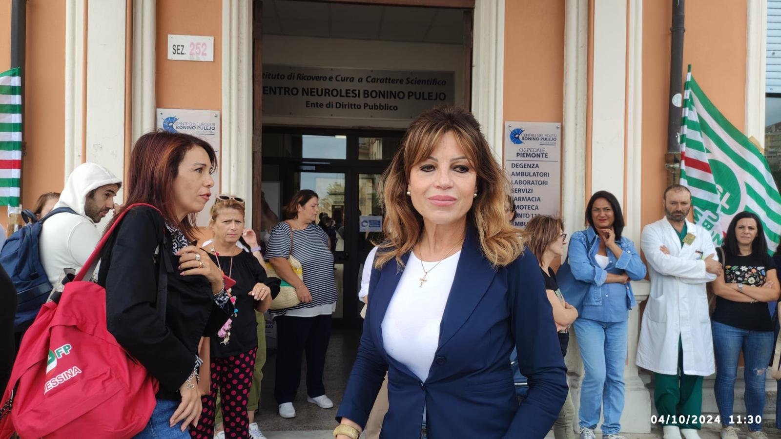 Solidarietà alla Segretaria Cisl-Fp Giovanna Bicchieri da Andrea Ferrara di Azione Messina 29 IRCCS PIEMONTE NEUROLESI: STABILIZZATI 31 OSS.