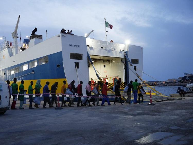 lampedusa5 migranti afp