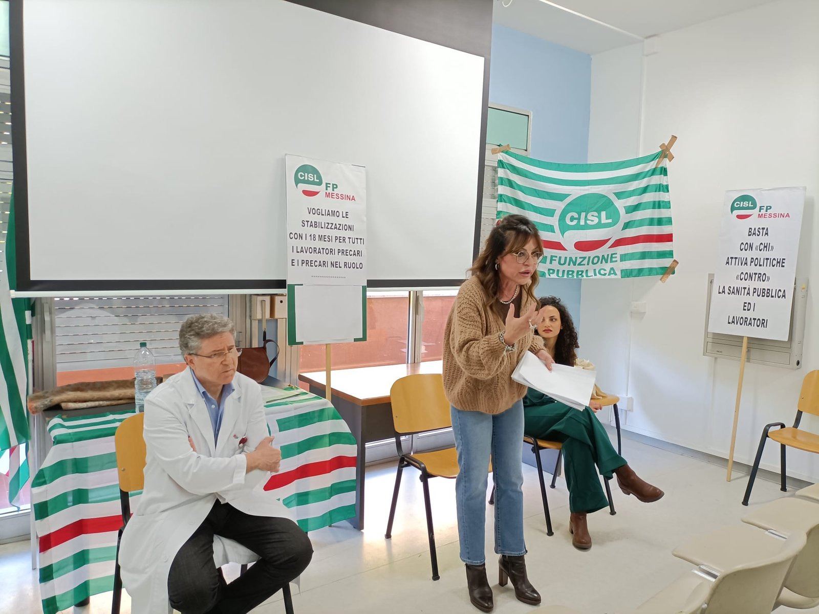 Aggressione Segretaria Cisl Fp Bicchieri. Solidarietà Sen. Musolino 31 medici bicchieri