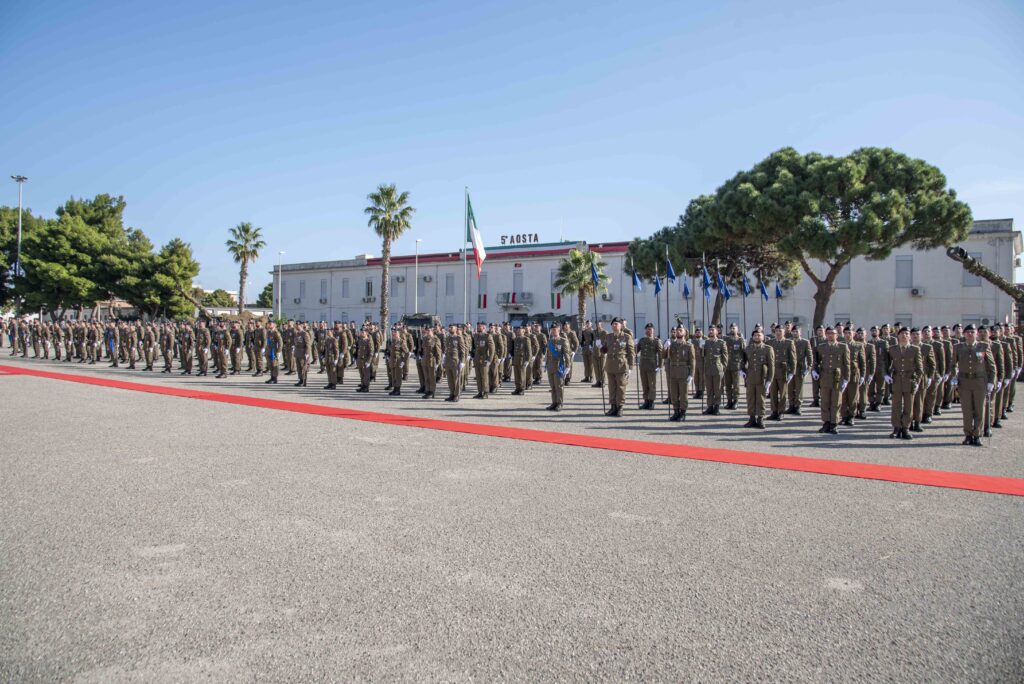 CAMBIO AL COMANDO DELLA BRIGATA “AOSTA” 3 5. Lo schieramento