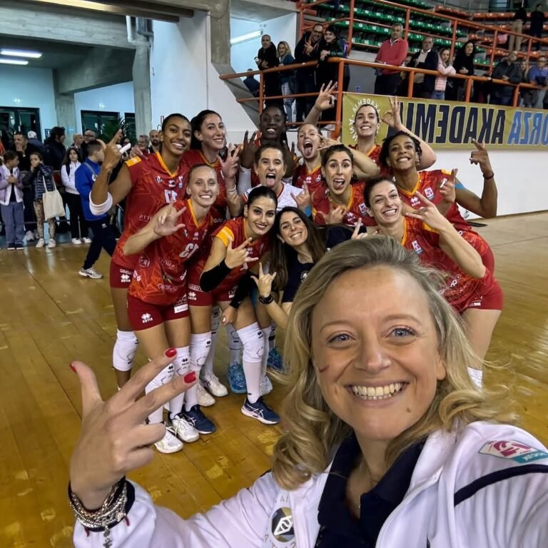 Ancora lei, Akademia Sant’Anna batte anche Casalmaggiore e si conferma capolista. Coach Bonafede: “Gestiti i momenti delicati della gara”
