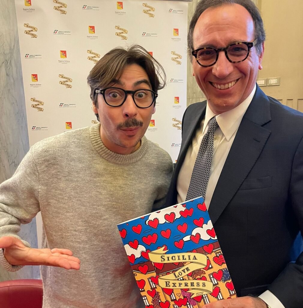 Trasporti, Regione e Fs presentano il Sicilia Express: un treno low cost per tornare a casa a Natale dal Nord. Partenza il 21 dicembre 2 Claudio Casisa e Alessandro Arico 1