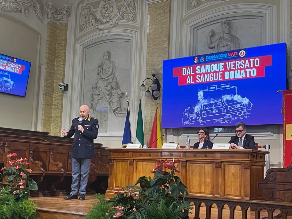 “Dal sangue versato al sangue donato”: AOU G. Martino e Università di Messina insieme alla Polizia di Stato per una giornata all’insegna della memoria e della solidarietà 2 Tavolo Relatori