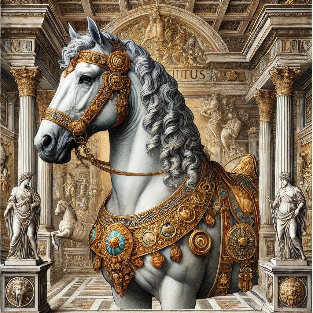 Quando a Caligola non restò che nominare il cavallo. Storia di Incitatus ai giorni nostri 2 WhatsApp Image 2024 09 03 at 193903