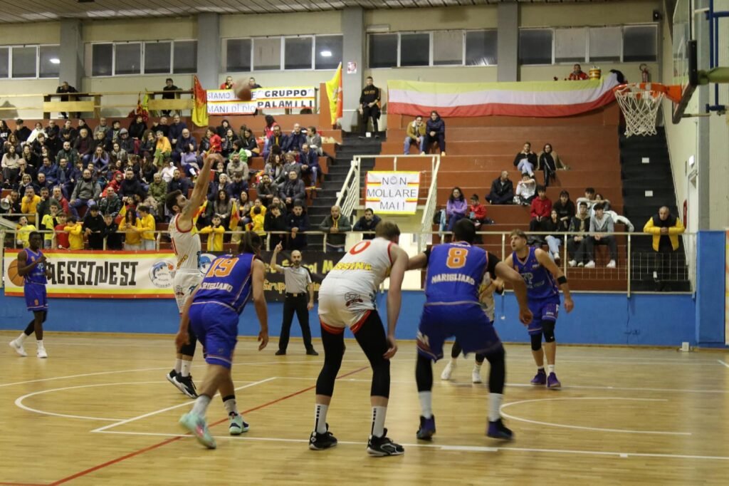 Basket School Messina Promobasket Marigliano Un libero di Tartaglia