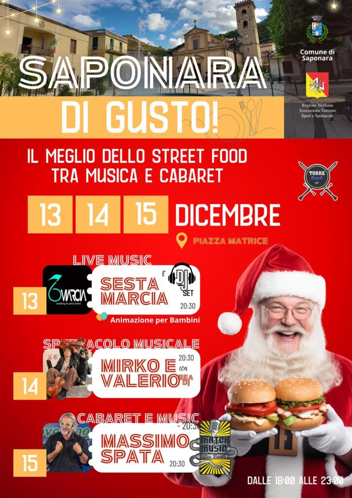 Nuove date per “Saponara di gusto!” dopo il rinvio causa maltempo. 2 Locandina2