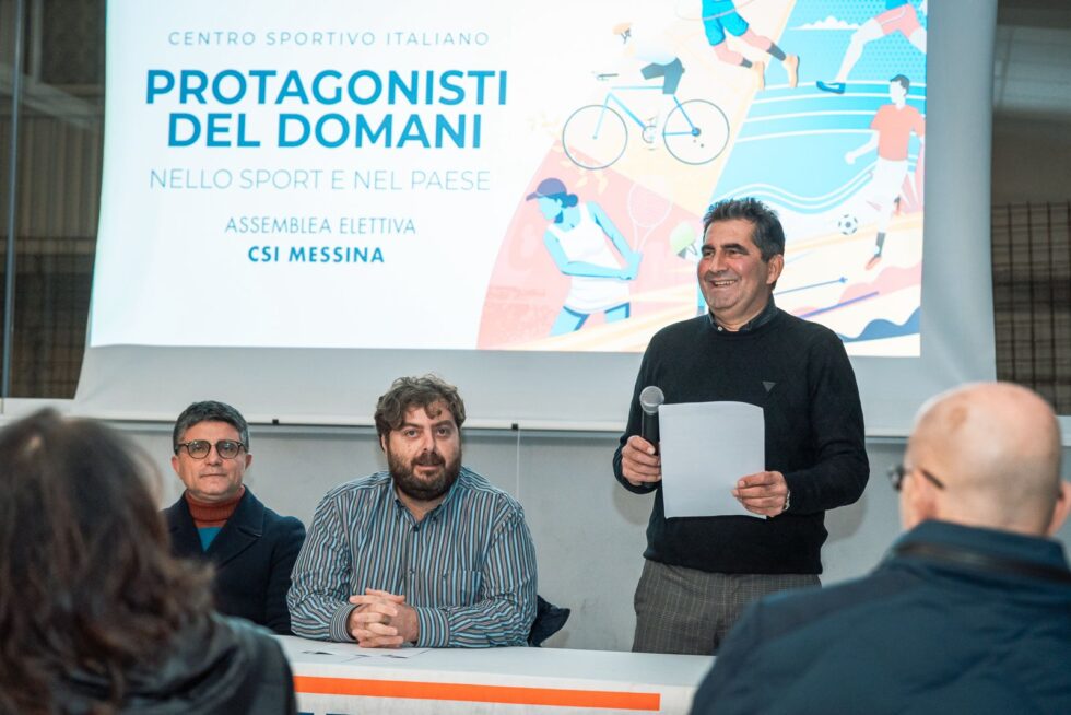 Santino Smedile confermato Presidente Provinciale del Centro Sportivo Italiano Messina 1 csi santino smedile 3