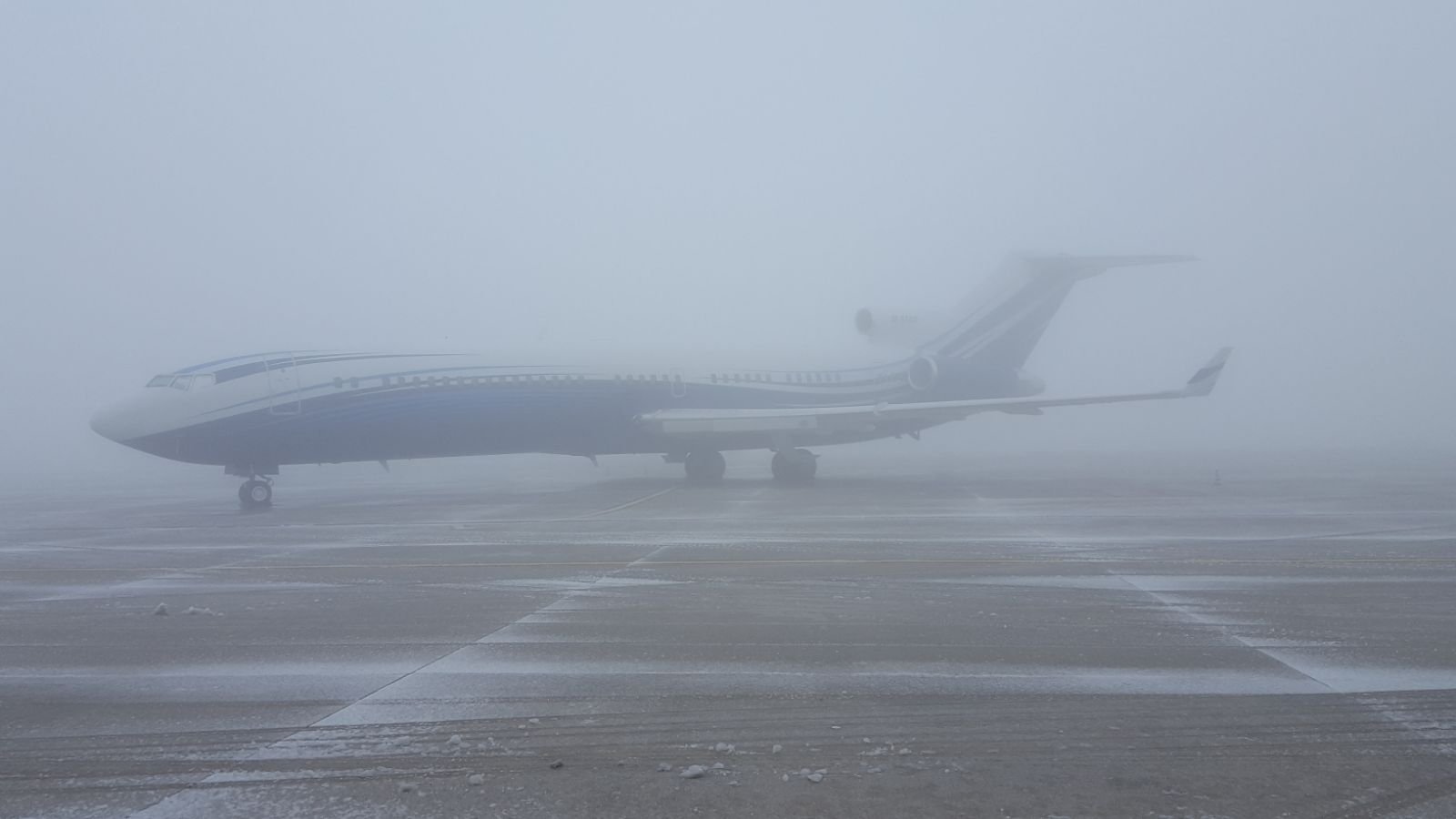 nebbia in aeroporto