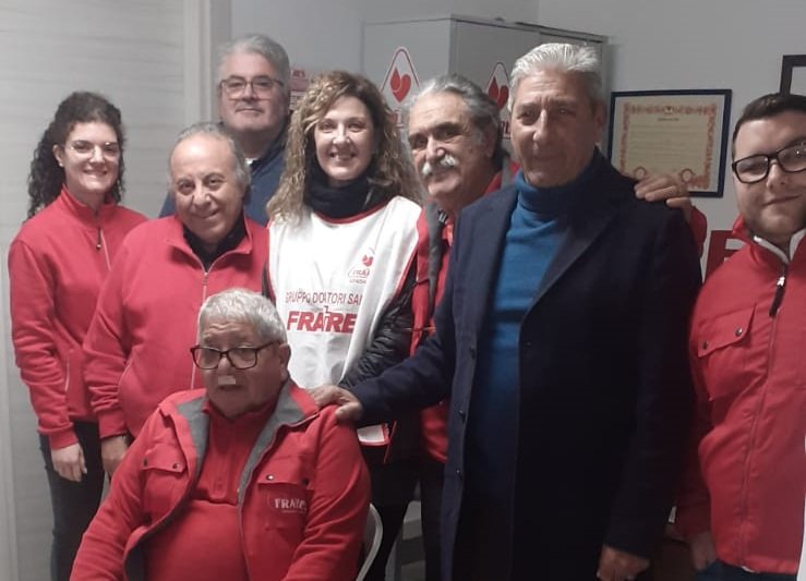 A Spadafora oggi raccolta del sangue con la Fratres 1 fratres pistone