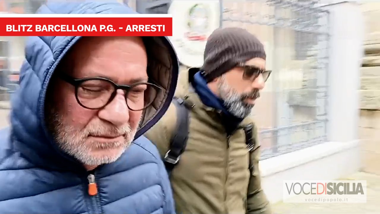Antimafia Barcellona: malore per uno degli arrestati. Trasportato in ospedale per accertamenti 2 arresto blitz antimafia barcellona