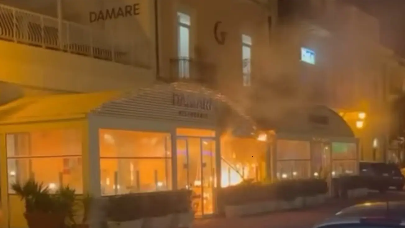 risotrante milazzo incendio