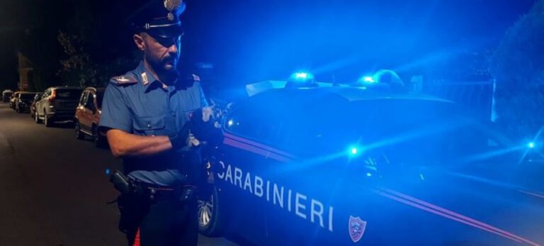 Al termine dei festeggiamenti carnevaleschi danneggia tre motocicli ed un’auto in sosta 24enne straniero denunciato dai Carabinieri.