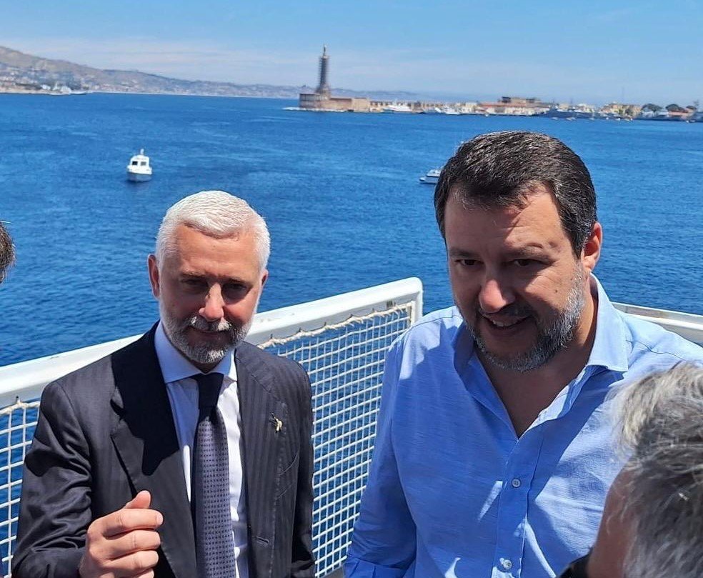 Il ministro Salvini a Messina mercoledì 6 agosto alle 19 2 germana matteo salvini