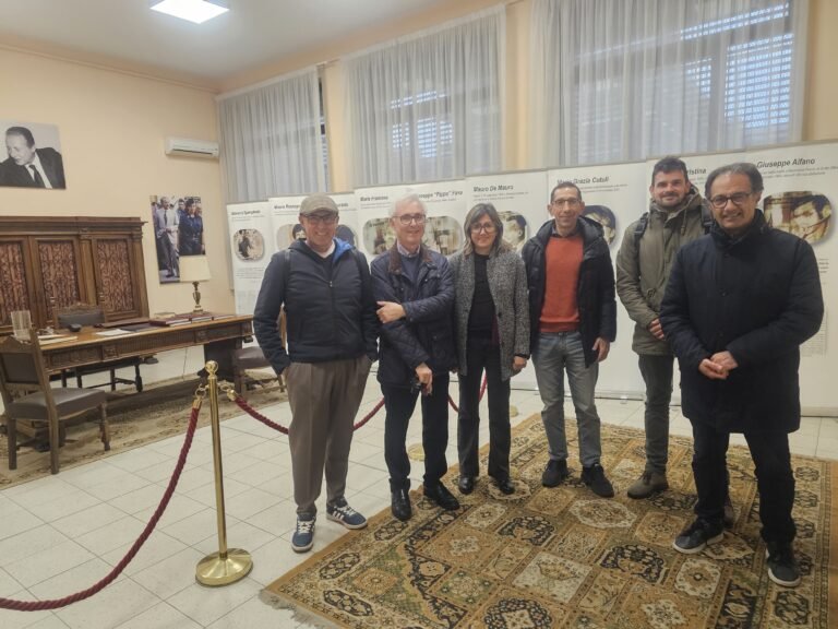 Giornalisti di Lentini Carlentini e Francofonte visitano la mostra testimoni di verità