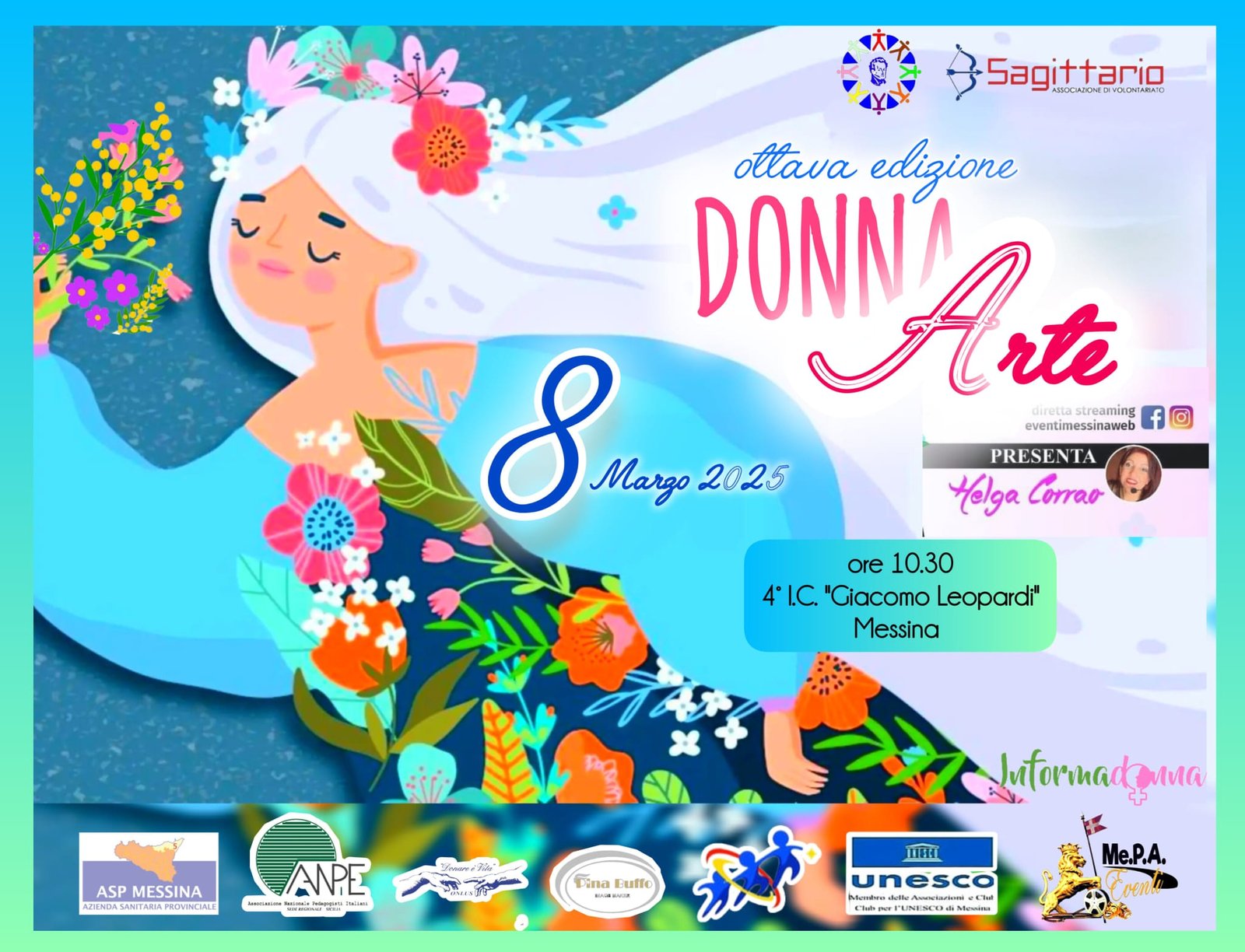 Giornata della donna: DONNAARTE giunge alla 8^ edizione alla "Giacomo Leopardi" di Messina 6 WhatsApp Image 2025 03 07 at 16.05.50