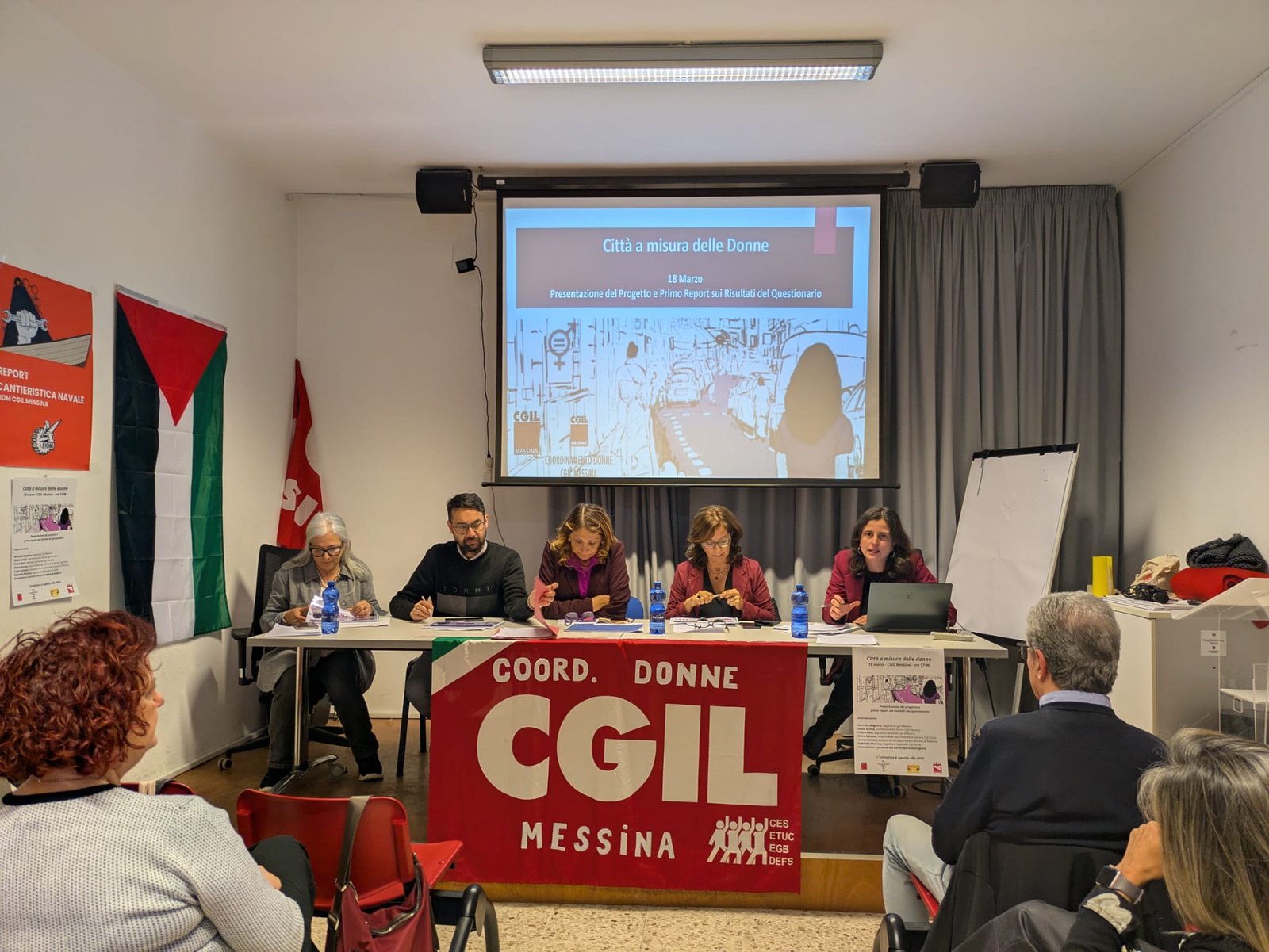 Progetto “Città a misura delle donne”. Report di CGIL che ha coinvolto cittadine e cittadini di Messina 40 foto presentazione Citta a misura delle donne