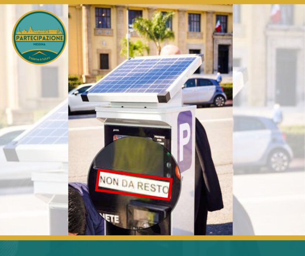 I parcheggi poco intelligenti di Messina, con "furbi" parchimetri che non danno resto 1 IMG 20250422 WA0025