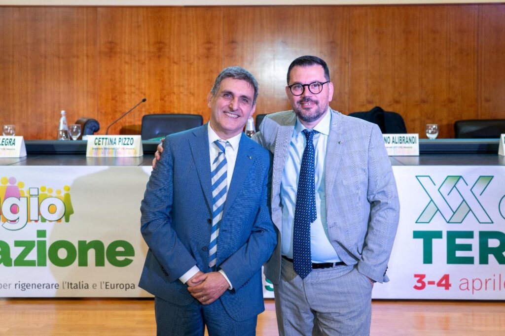 Antonino Alibrandi confermato alla guida della Cisl Messina. La rielezione al termine del XX congresso territoriale. 2 WhatsApp Image 2025 04 04 at 18.08.51