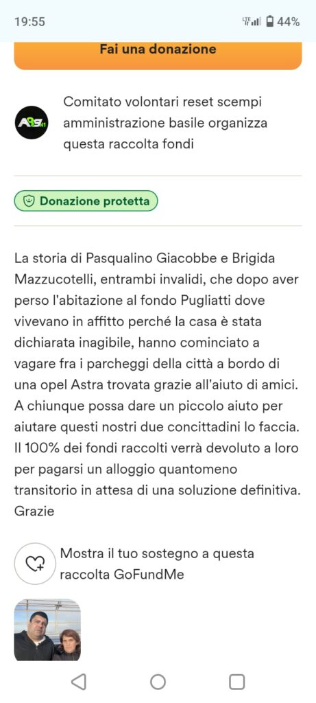 VIDEO - Pasqualino e Brigida "NON SAPPIAMO NIENTE DI QUESTA RACCOLTA FONDI. Non chiediamo soldi ma una sistemazione dignitosa" 3 WhatsApp Image 2025 04 30 at 20.05.50 2
