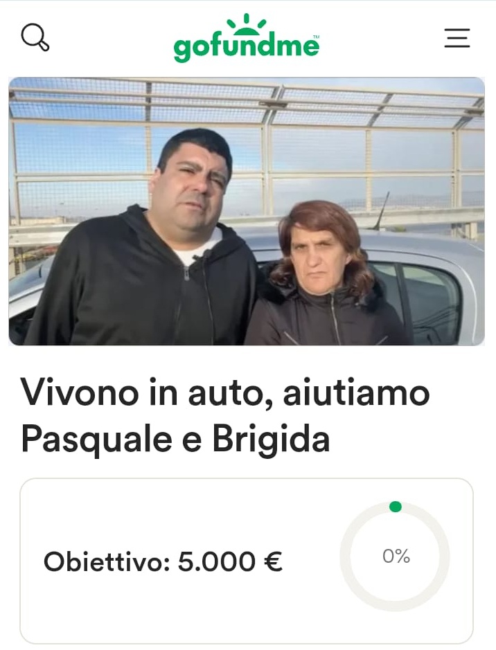 VIDEO - Pasqualino e Brigida "NON SAPPIAMO NIENTE DI QUESTA RACCOLTA FONDI. Non chiediamo soldi ma una sistemazione dignitosa" 6 WhatsApp Image 2025 04 30 at 20.05.50 4 1