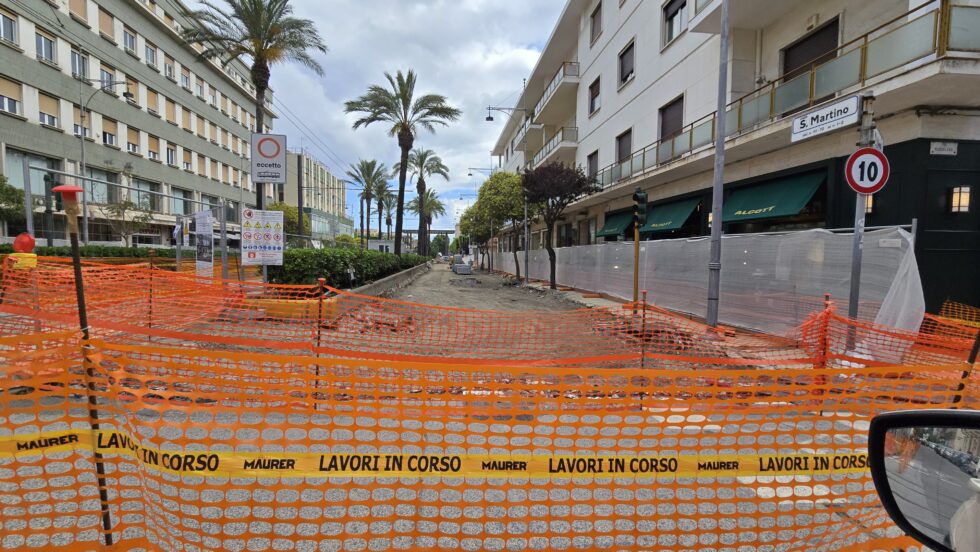 "Esenzione TARI e AMAM per commercianti viale San Martino costretti dai cantieri". Proposta Consigliere Circoscrizione LUZZA 1 Cantieri san martino2