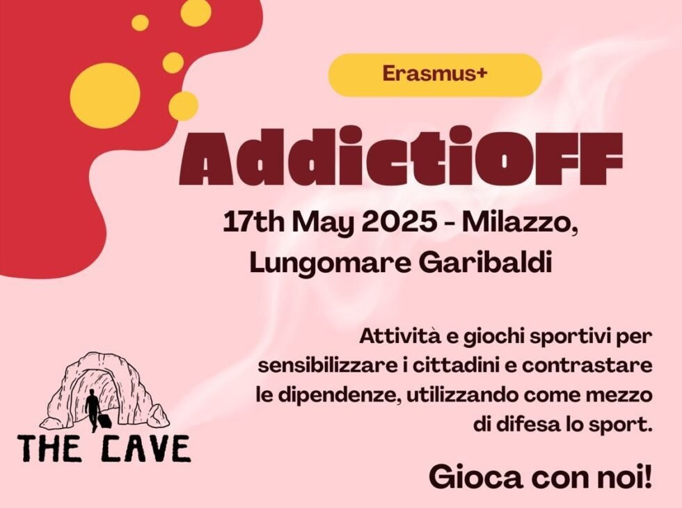 “AddictiOFF”, domani a Milazzo l’evento contro le dipendenze 1 addictoff